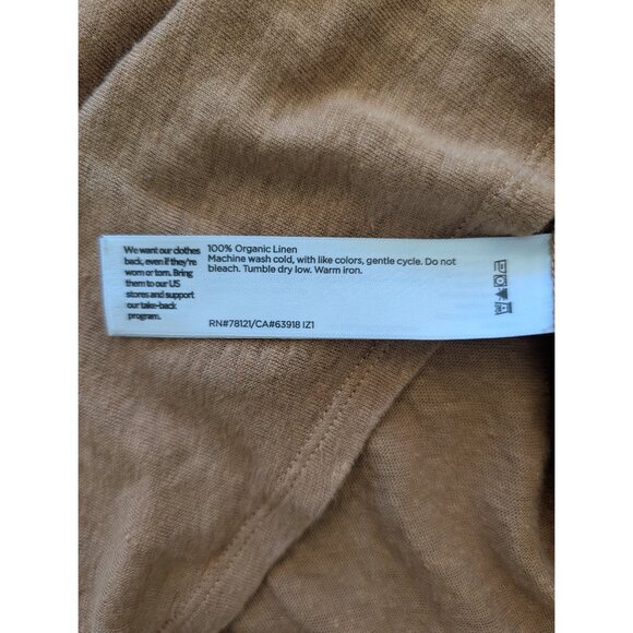 Eileen Fisher Organic Linen Tee - Picture 3 of 3